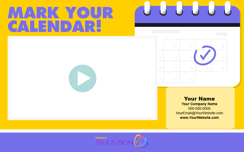 Video Email Template